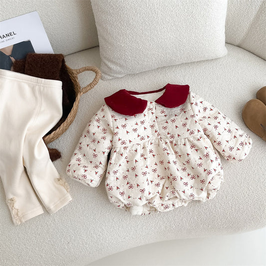 Pijama Enterizo Polar Forrado para Bebé - Diseño Luna Llena Todo el Año