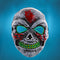 Máscara Calavera LED Luminosa de Terror para Halloween