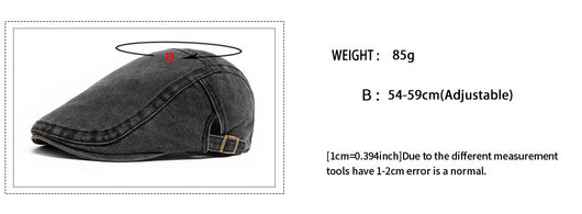Gorra Vaquera Denim Lavado Retro - Estilo Casual y Versátil - Image 13