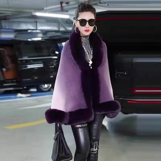 Cardigan de Invierno con Cuello de Pelaje para Mujer - Image 8