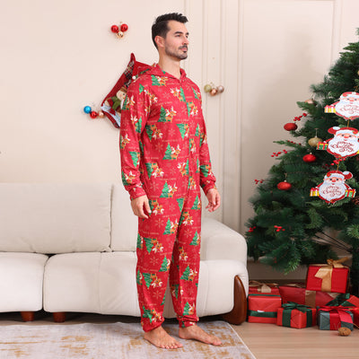 Conjunto Navideño Familiar de Pantalones Largos para Niños y Niñas - Image 4