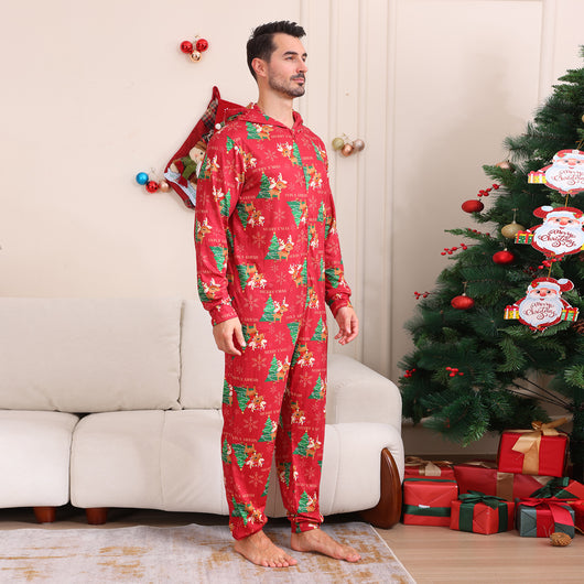 Conjunto Navideño Familiar de Pantalones Largos para Niños y Niñas - Image 4