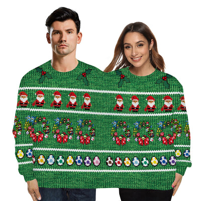 Pijama Navideño 3D para Parejas con Estampado Digital - Image 46