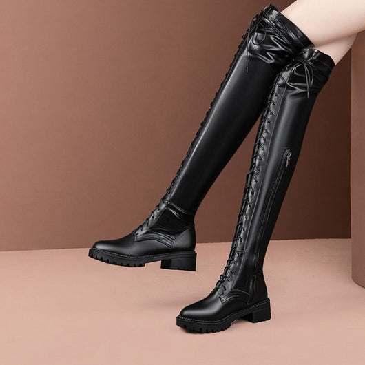 Botas Hasta la Rodilla para Mujer - Estilo y Comodidad - Image 12