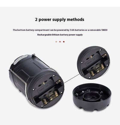 Lámpara de Camping Dual Power - Linterna LED para Tienda de Campaña - Image 8