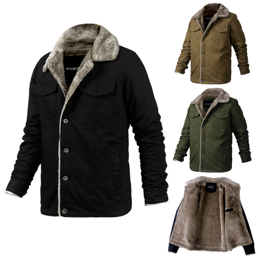 Chaqueta Bomber de Polar Térmica para Hombre - Image 6