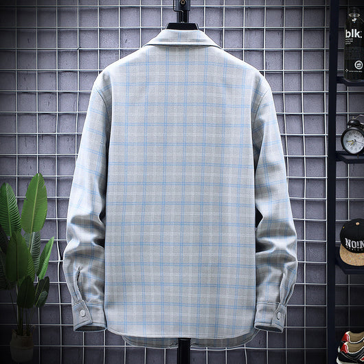 Chamarra Casual Estilo Coreano - Playera Versátil para Hombre - Image 9