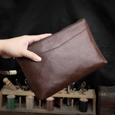 Bolso de Cuero Genuino para Hombre - Diseño Moderno y Versátil - Image 8