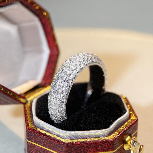 Anillo de Circonita Completa para Mujer - Diseño Brillante - Image 4