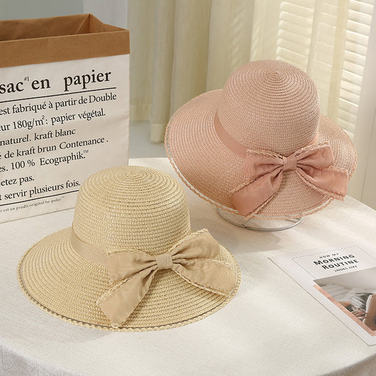 Sombrero de Paja Mesh con Cinta para Mujer Primavera Verano - Image 17