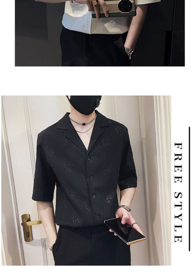 Camisa Casual de Seda de Hielo para Hombre - Image 8