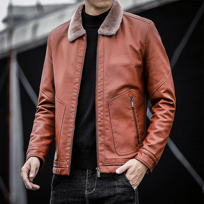 Chaqueta de Cuero para Hombre Cálida y Elegante - Image 8