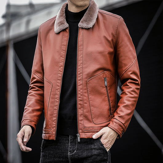 Chaqueta de Cuero para Hombre Cálida y Elegante - Image 8