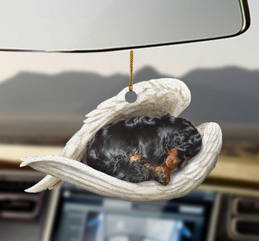 Adorno Colgante Perro Ángel Dormido - Decoración Acrílica para Auto y Hogar - Image 12