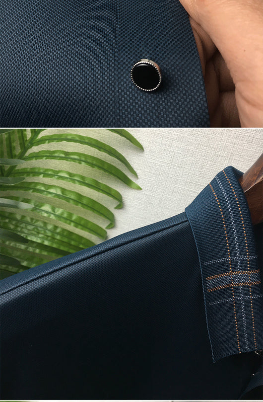 Polo Holgado Bicolor con Solapa de Manga Corta en Tela Ice Silk - Image 15
