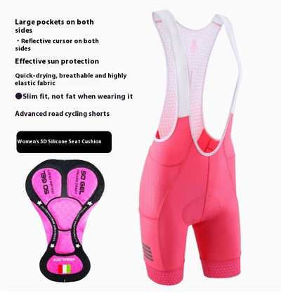 Pantalón Corto de Ciclismo con Cintura Alta y Bolsillos - Protección Solar Transpirable - Image 6