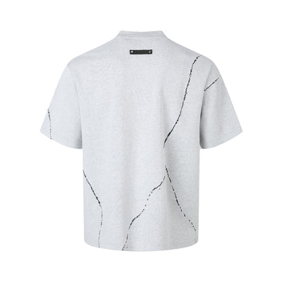 Playera Holgada Estilo Urbano con Estampado de Letras - Cómoda y Casual - Image 5