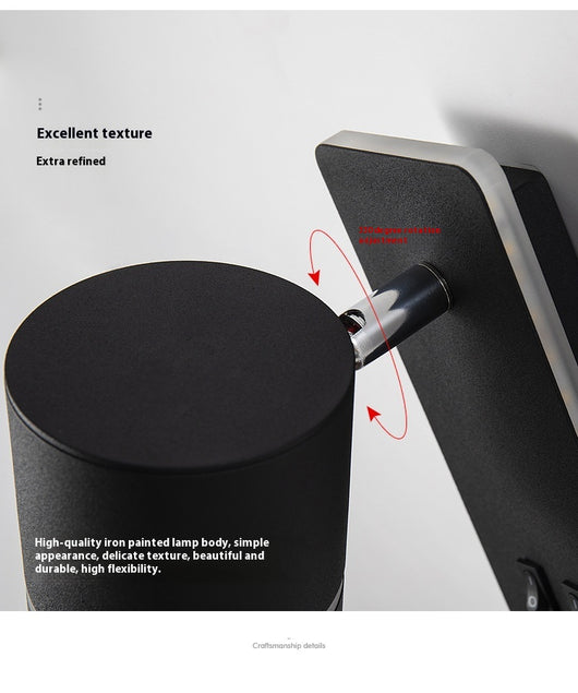 Lámpara LED de Lectura Minimalista Nórdica para Mesita de Noche - Image 15
