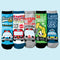 Calcetines Infantiles con Estampado de Autos