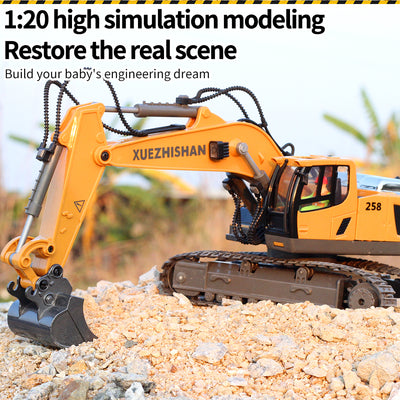 Excavadora de Control Remoto con Simulación Realista para Niños - Image 8