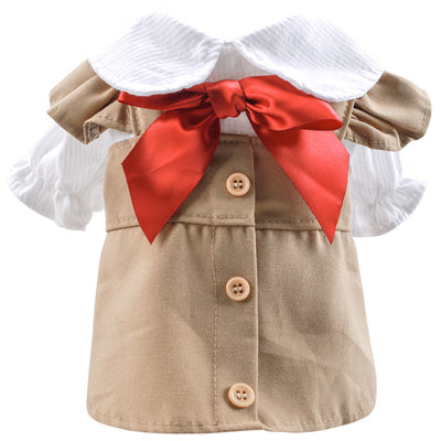 Abrigo Trinchera Khaki para Mascotas - Conjunto de Pareja - Image 5
