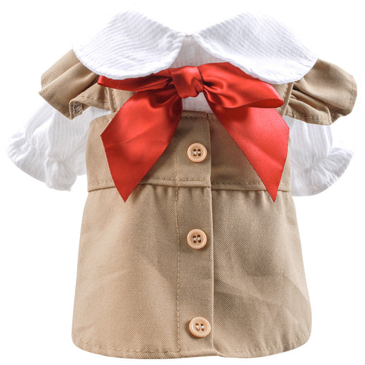 Abrigo Trinchera Khaki para Mascotas - Conjunto de Pareja - Image 5