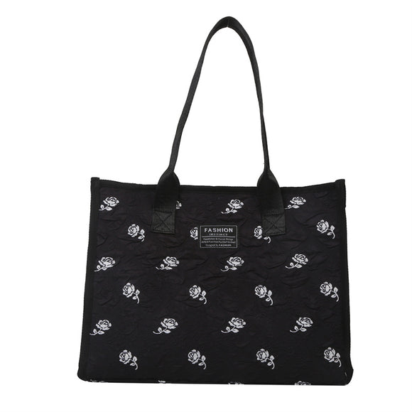 Bolso de Lona Bordado para el Hombro - Colección Verano