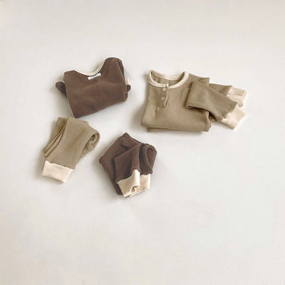 Conjunto de Ropa Primavera Coreana para Bebé - Pijama Casa Elegante - Image 4