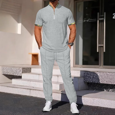Conjunto Deportivo Casual con Combinación de Colores para Hombre - Image 2