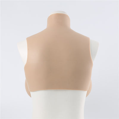 Prótesis de Seno de Silicona con Cuello Alto Relleno para Transformismo - Image 11