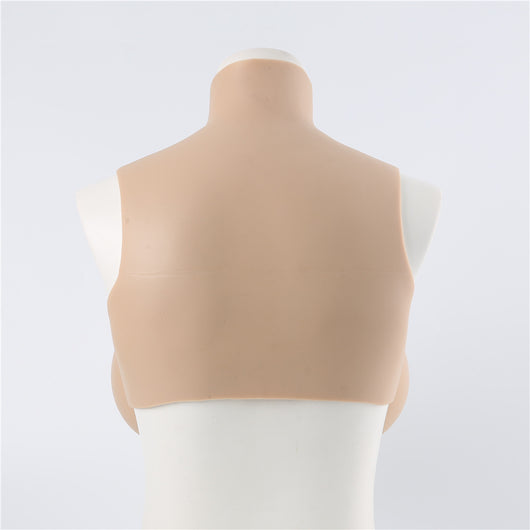 Prótesis de Seno de Silicona con Cuello Alto Relleno para Transformismo - Image 11