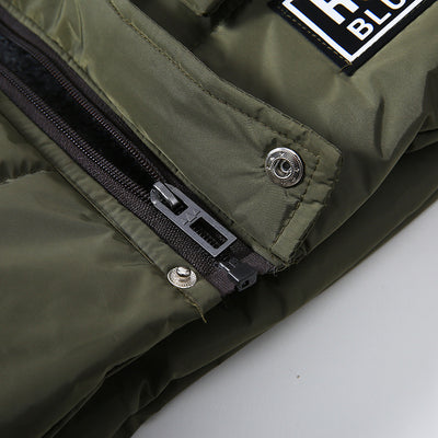 Chaqueta Acolchada para Niño con Cuello de Pelaje y Algodón Cálido - Image 7