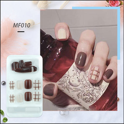 Stickers de Uñas Reutilizables con Diseño Red Net - Image 10