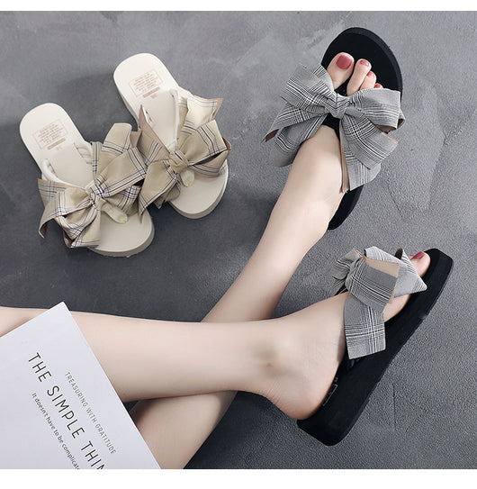 Chanclas Mujer Plataforma Gruesa con Moño - Cómodas y Versátiles - Image 17