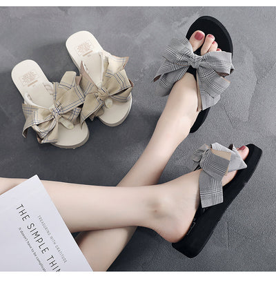 Chanclas Mujer Plataforma Gruesa con Moño - Cómodas y Versátiles - Image 9
