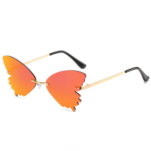 Gafas de Sol sin Marco Mariposa - Estilo Urbano y Diversión - Image 16