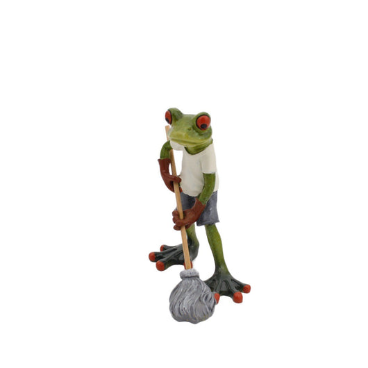 Figura Decorativa de Rana en Resina para Sala y Estudio - Image 5
