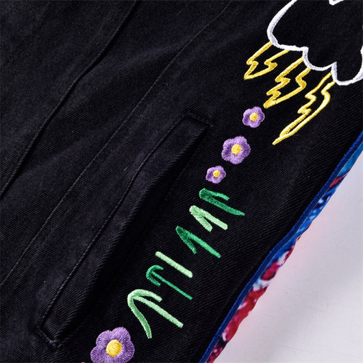 Chaqueta Denim Bordada Invincible Heavy Industries - Image 22