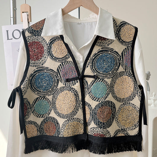 Chal Étnico Hong Kong para Mujer - Primavera Verano - Image 12