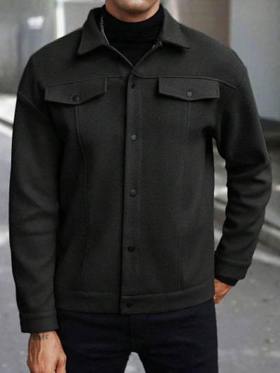 Traje Ejecutivo de Lana con Cuello Parado y Botones Múltiples - Image 6