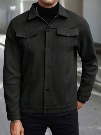 Traje Ejecutivo de Lana con Cuello Parado y Botones Múltiples - Image 6