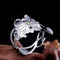 Pulsera de Hoja de Loto y Jaspe Celestial