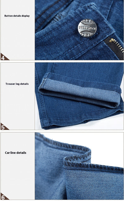 Pantalones Hombre Talla Grande Cintura Alta Corte Recto - Image 12