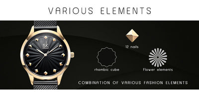 Reloj Impermeable para Mujer Shengke - Image 13