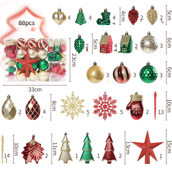 Set de 88 Adornos Navideños Decorativos - Image 4