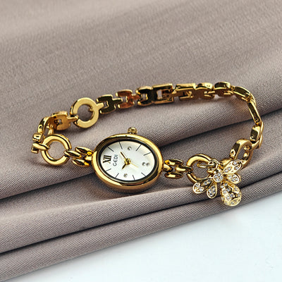 Reloj de Lujo Ligero con Esfera Ovalada para Mujer - Image 11