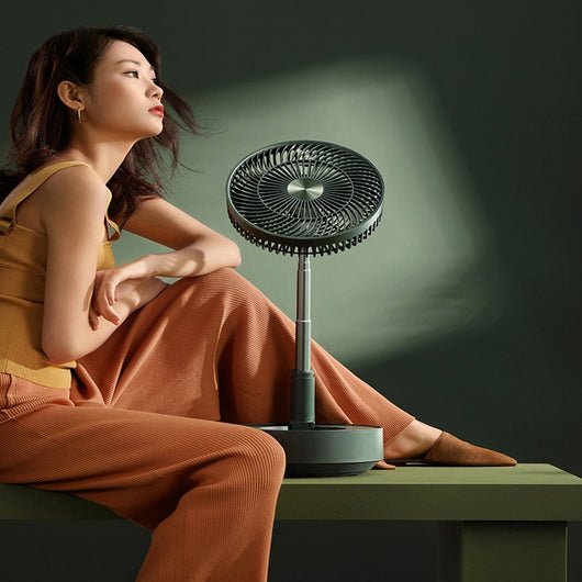 Ventilador Eléctrico Recargable con Control Remoto - Potencia y Portabilidad - Image 9