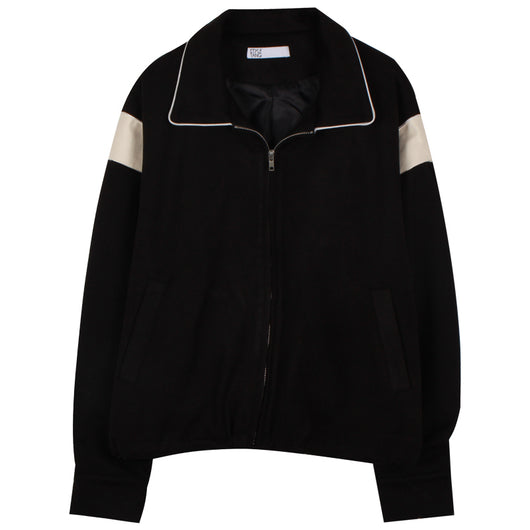 Chaqueta Polo Suelta Negra para Mujer - Diseño Elegante y Cómodo - Image 5