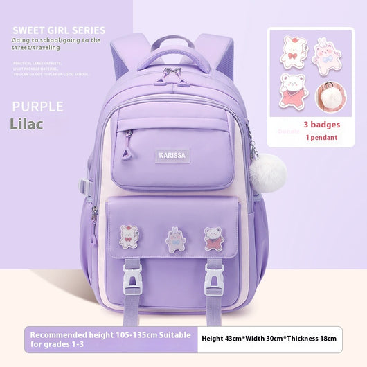 Mochila Escolar Impermeable de Tela Oxford para Niños - Image 6