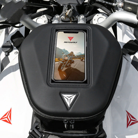 Mochila Impermeable para Motocicleta con Compartimento de Asiento Trasero - Image 7